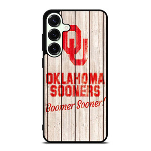 OKLAHOMA SOONERS WOODEN LOGO Samsung Galaxy S25 Plus Case Cover