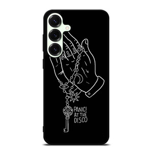 PANIC AT THE DISCO BLACK LOGO Samsung Galaxy S25 Plus Case Cover PANIC AT THE DISCO BLACK LOGO Samsung Galaxy S25 Plus Case Cover
