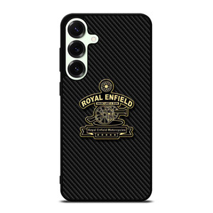 ROYAL ENFIELD VINTAGE LOGO CARBON Samsung Galaxy S25 Plus Case Cover