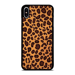 LEAPARD BROWN PATTERN iPhone XS Max Case Cover