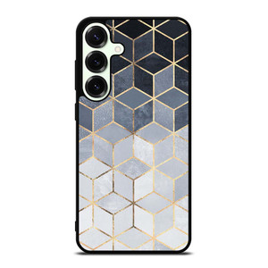 SOFT BLUE GRADIENT CUBES Samsung Galaxy S25 Plus Case Cover