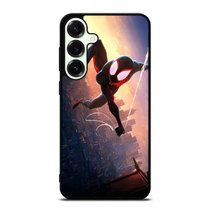 SPIDERMAN MILES MORALES ACROSS SPIDER-VERSE SWING Samsung Galaxy S25 Plus Case Cover SPIDERMAN MILES MORALES ACROSS SPIDER-VERSE SWING Samsung Galaxy S25 Plus Case Cover