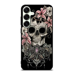 SUGAR SKULL FLOWER Samsung Galaxy S25 Plus Case Cover SUGAR SKULL FLOWER Samsung Galaxy S25 Plus Case Cover