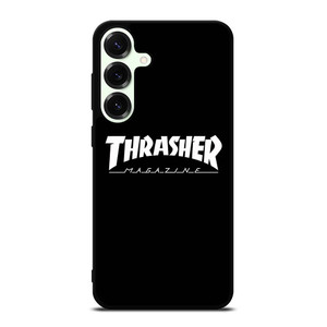 THRASHER SKATEBOARD MAGAZINE BLACK Samsung Galaxy S25 Plus Case Cover
