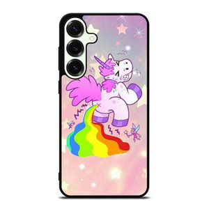 UNICORN POOPING RAINBOW Samsung Galaxy S25 Plus Case Cover