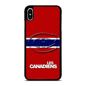 MONTREAL LES CANADIENS STRIPED LOGO iPhone XS Max Case Cover