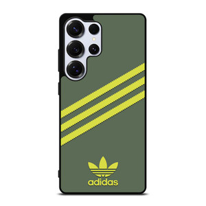 ADIDAS ORIGINALS STRIPES GREEN YELLOW Samsung Galaxy S25 Ultra Case Cover