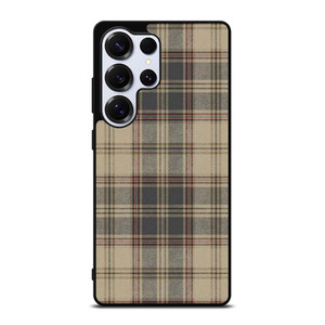 BROWN TARTAN PLAID PATTERN Samsung Galaxy S25 Ultra Case Cover