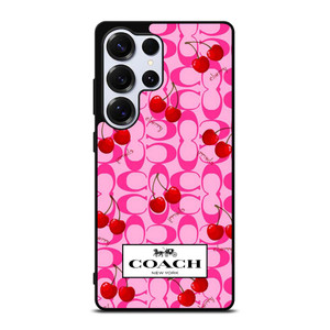 COACH NEW YORK LOGO CHERRY ICON Samsung Galaxy S25 Ultra Case Cover COACH NEW YORK LOGO CHERRY ICON Samsung Galaxy S25 Ultra Case Cover
