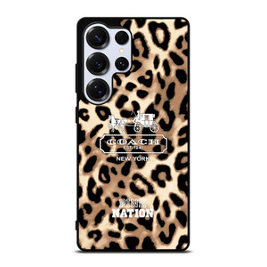 COACH NEW YORK PINK NATION LEPOARD Samsung Galaxy S25 Ultra Case Cover
