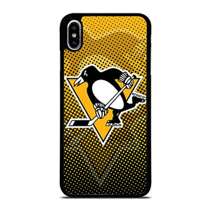 PITTSBURGH PENGUINS NHL HALFTONE iPhone XS Max Case Cover