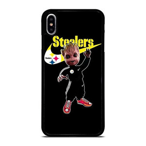 PITTSBURGH STEELERS GROOT NIKE iPhone XS Max Case Cover PITTSBURGH STEELERS GROOT NIKE iPhone XS Max Case Cover