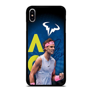RAFAEL NADAL TENNIS SIGNATURE LOGO iPhone XS Max Case Cover RAFAEL NADAL TENNIS SIGNATURE LOGO iPhone XS Max Case Cover