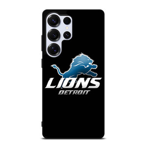 DETROIT LIONS BLACK Samsung Galaxy S25 Ultra Case Cover