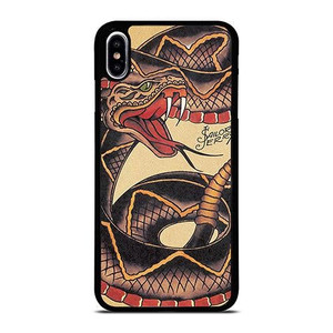 SAILOR JERRY SNAKE TATTOO iPhone XS Max Case Cover