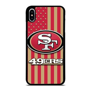 SAN FRANCISCO 49ERS AMERICAN FLAG iPhone XS Max Case Cover SAN FRANCISCO 49ERS AMERICAN FLAG iPhone XS Max Case Cover