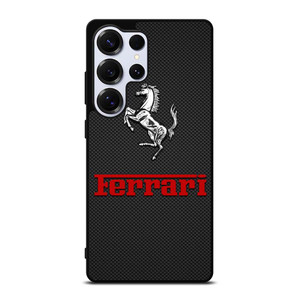 FERRARI HORSE CARBON LOGO Samsung Galaxy S25 Ultra Case Cover FERRARI HORSE CARBON LOGO Samsung Galaxy S25 Ultra Case Cover