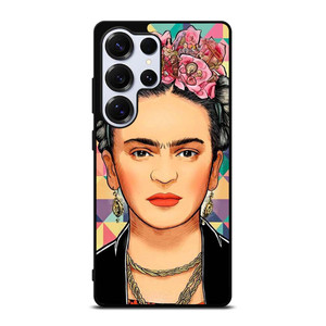 FRIDA KAHLO FACE COLORFUL ART Samsung Galaxy S25 Ultra Case Cover FRIDA KAHLO FACE COLORFUL ART Samsung Galaxy S25 Ultra Case Cover
