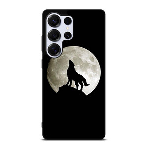 FULL MOON WOLF SILHOUETTE Samsung Galaxy S25 Ultra Case Cover