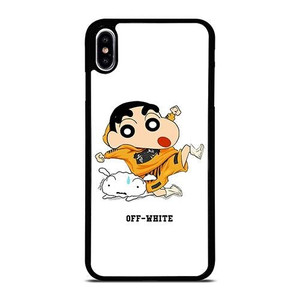 SHIN CHAN X OFF WHITE iPhone XS Max Case Cover SHIN CHAN X OFF WHITE iPhone XS Max Case Cover