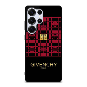 GIVENCHY PARIS LOGO RED GOLD Samsung Galaxy S25 Ultra Case Cover