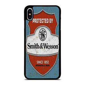 SMITH AND WESSON PISTOLS BADGE iPhone XS Max Case Cover SMITH AND WESSON PISTOLS BADGE iPhone XS Max Case Cover