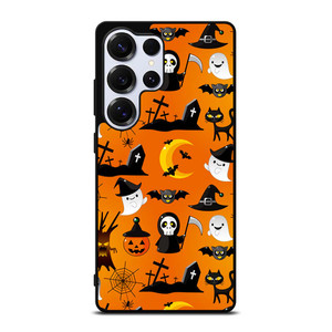 HAPPY HALLOWEEN CARTOON PATERN Samsung Galaxy S25 Ultra Case Cover