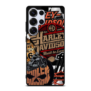 HARLEY DAVIDSON MOTORCYCLE LOGO COLLAGE Samsung Galaxy S25 Ultra Case Cover