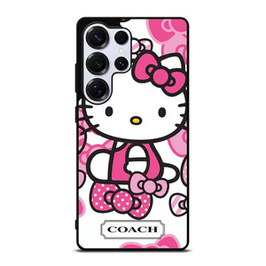 HELLO KITTY COACH NEW YORK PINK Samsung Galaxy S25 Ultra Case Cover