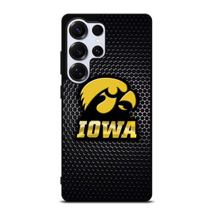 IOWA HAWKEYES METAL LOGO Samsung Galaxy S25 Ultra Case Cover