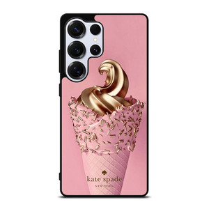 KATE SPADE NEW YORK LOGO GOLDEN ICE CREAM Samsung Galaxy S25 Ultra Case Cover KATE SPADE NEW YORK LOGO GOLDEN ICE CREAM Samsung Galaxy S25 Ultra Case Cover