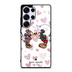 KATE SPADE NEW YORK LOGO MICKEY MINNEY MOUSE DISNEY KISS Samsung Galaxy S25 Ultra Case Cover
