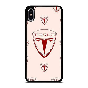 TESLA CAR LOGO COLLAGE iPhone XS Max Case Cover TESLA CAR LOGO COLLAGE iPhone XS Max Case Cover
