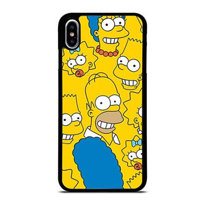 THE SIMPSONS CARTOON COLLAGE iPhone XS Max Case Cover
