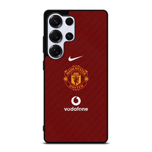 MANCHESTER UNITED FC LOGO FOOTBALL VODAFONE JERSEY Samsung Galaxy S25 Ultra Case Cover