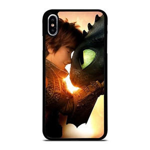 TOOTHLESS AND HICCUP TRAIN YOUR DRAGON iPhone XS Max Case Cover TOOTHLESS AND HICCUP TRAIN YOUR DRAGON iPhone XS Max Case Cover