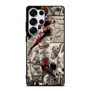 MICHAEL JORDAN COMIC ART Samsung Galaxy S25 Ultra Case Cover