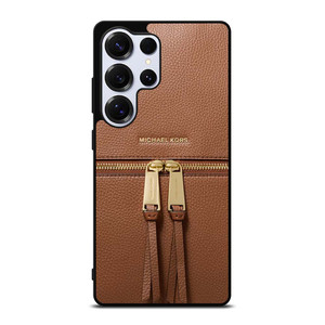 MICHAEL KORS MK LOGO BACKPACK BAG BROWN Samsung Galaxy S25 Ultra Case Cover