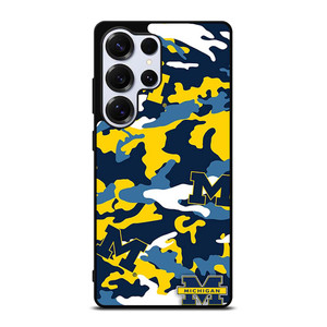 MICHIGAN WOLVERINES FOOTBALL CAMO Samsung Galaxy S25 Ultra Case Cover