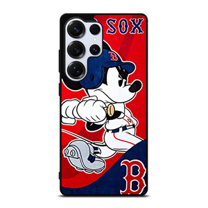 MICKEY MOUSE BOSTON RED SOX Samsung Galaxy S25 Ultra Case Cover