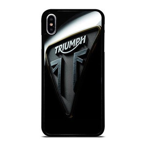 TRIUMPH MOTORCYCLE EMBLEM iPhone XS Max Case Cover