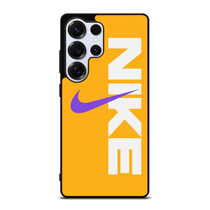 NIKE LOGO PURPLE YELLOW Samsung Galaxy S25 Ultra Case Cover