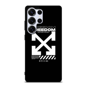 OFF WHITE CLOTHING FREEDOM Samsung Galaxy S25 Ultra Case Cover OFF WHITE CLOTHING FREEDOM Samsung Galaxy S25 Ultra Case Cover