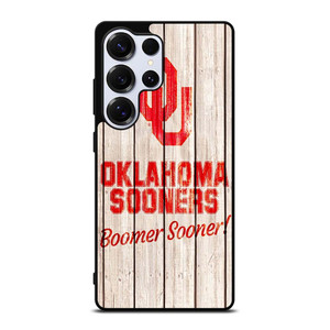 OKLAHOMA SOONERS WOODEN LOGO Samsung Galaxy S25 Ultra Case Cover