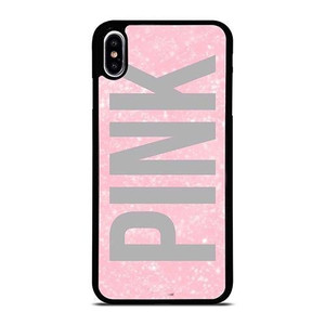 VICTORIA'S SECRET PINK SPARKLE LOGO iPhone XS Max Case Cover VICTORIA'S SECRET PINK SPARKLE LOGO iPhone XS Max Case Cover