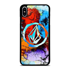 VOLCOM COLORFUL LOGO iPhone XS Max Case Cover VOLCOM COLORFUL LOGO iPhone XS Max Case Cover