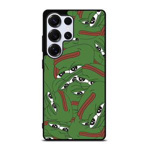 PEPE THE SMUG FROG COLLAGE Samsung Galaxy S25 Ultra Case Cover