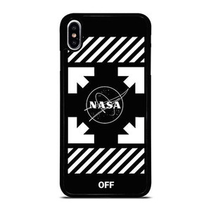 WHITE NASA OFF iPhone XS Max Case Cover