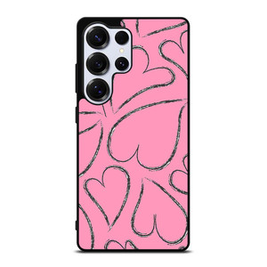 PINK LOVE BRUSHES PATTERN Samsung Galaxy S25 Ultra Case Cover