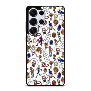 PLAYFUL BASKETBALL DOODLE ART Samsung Galaxy S25 Ultra Case Cover